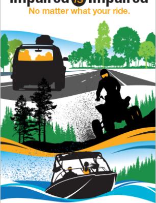 Impaired is Impaired: No Matter What Your Ride [summer poster]