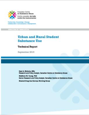 Urban and Rural Student Substance Use (Technical Report)