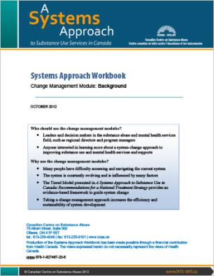 Systems Approach Workbook: Change Management Module: Background