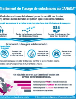 Traitement de l’usage de substances au Canada en 2016–2018 [infographie]