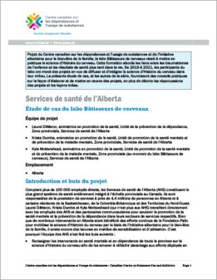 Services de santé de l’Alberta: étude de cas du labo Bâtisseurs de cerveaux
