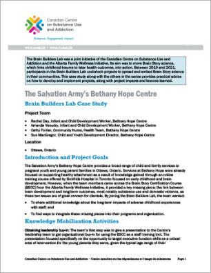 The Salvation Army’s Bethany Hope Centre: Brain Builders Lab Case Study
