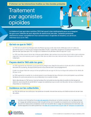Affiche sur le traitement par agonistes opioïdes