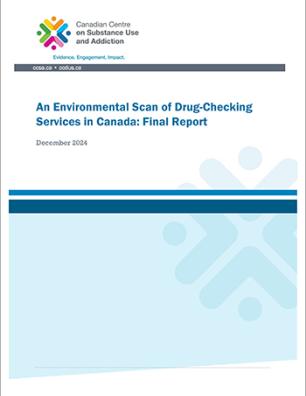 Drug Checking Environmental Scan Report Cover